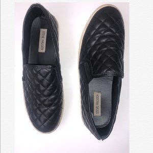 Black Quilted Steve Madden Sneakers